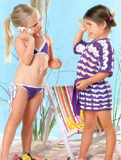 Пляжный комплект для девочки