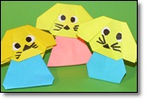 оригами собачки