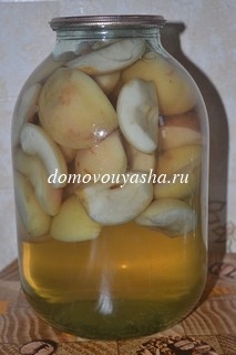 компот из яблок на зиму рецепт