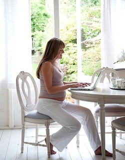 Работа за компьютером и беременность
