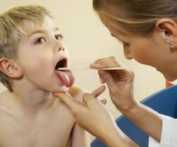 лечение гнойной ангины у детей